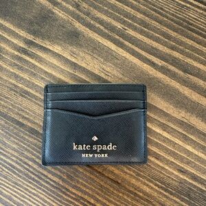 Kate Spade Elegant Black Card Holder